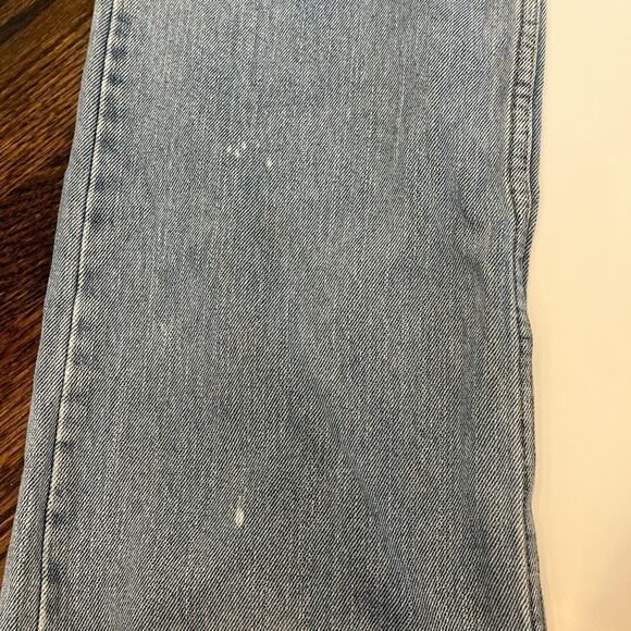 Levi's 505 light wash distressed jeans Striaght Leg streetwear men’s size 38 - Picture 6 of 8